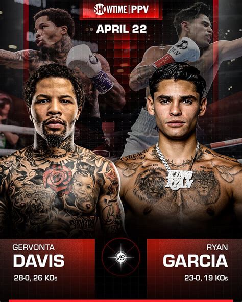 Gervonta Davis vs. Ryan Garcia fight date, start time,。